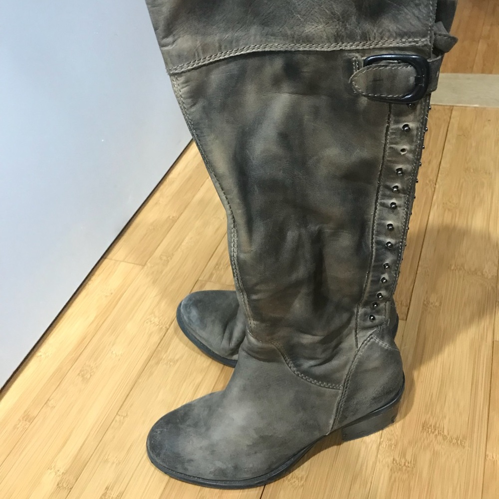 Vince Camuto Bilco Knee High Studded Boot 9.5